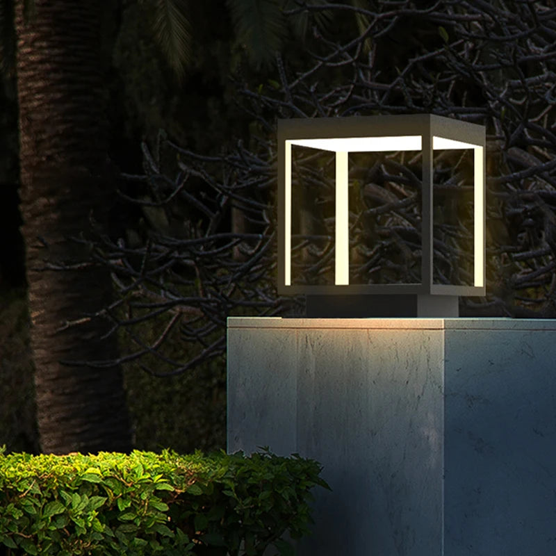 Modern Outdoor Pillar Light  Garden Garden Lights For Villa Backyard