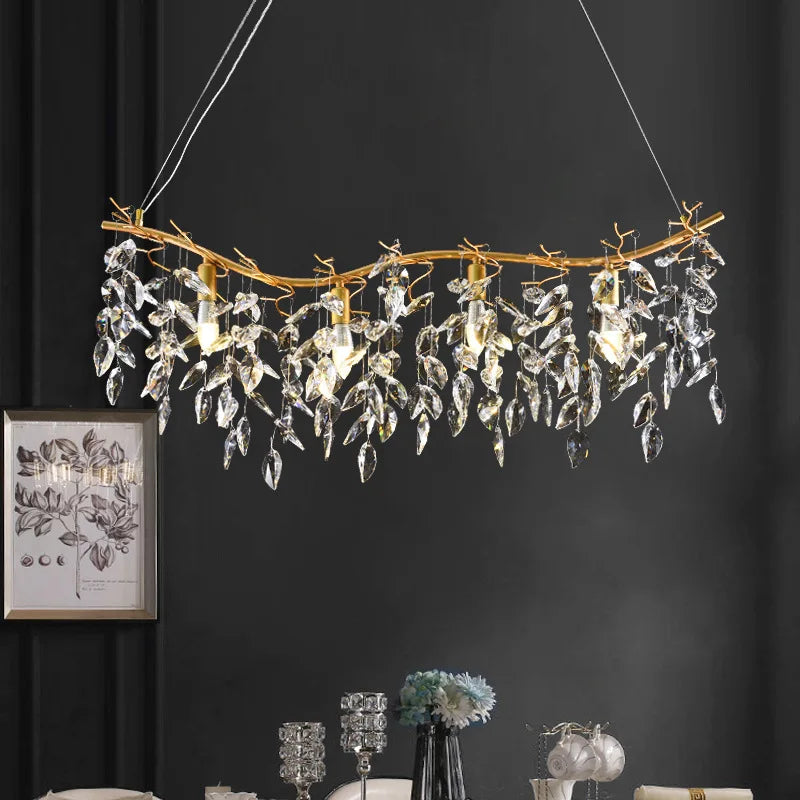 Artist Tree branch Chandelier luxury Modern living room Decorative