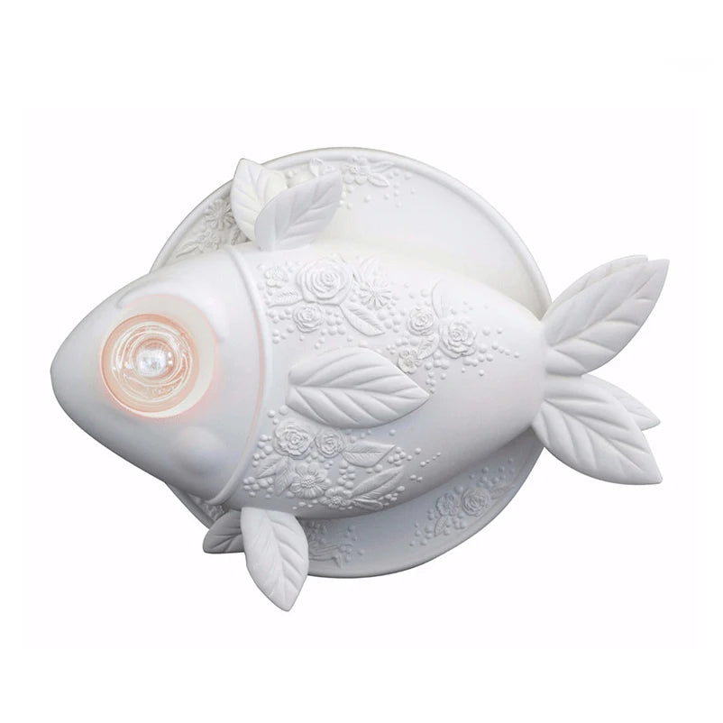 Flower fish Wall Lamp home decor lights Bedroom Lamps wall decor Fish