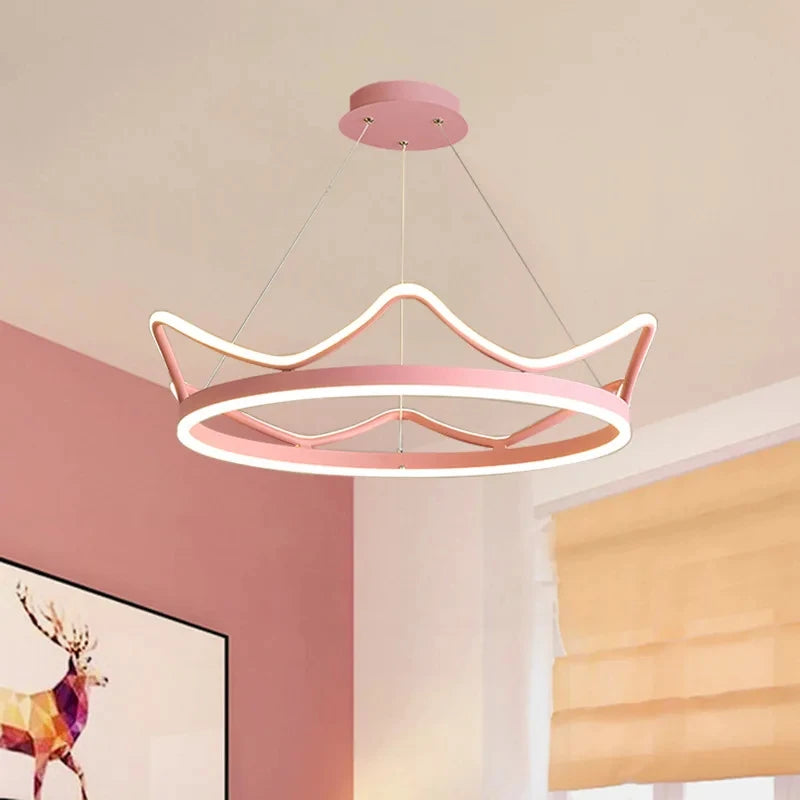 Bedroom chandeliers Children's room Nursery Crown Pendant light