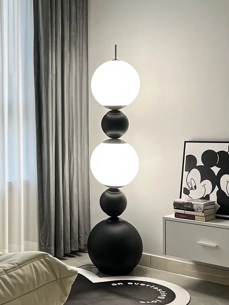 Home Decorations Nordic Led Floor Lamp Gourd Shape Italian Designer