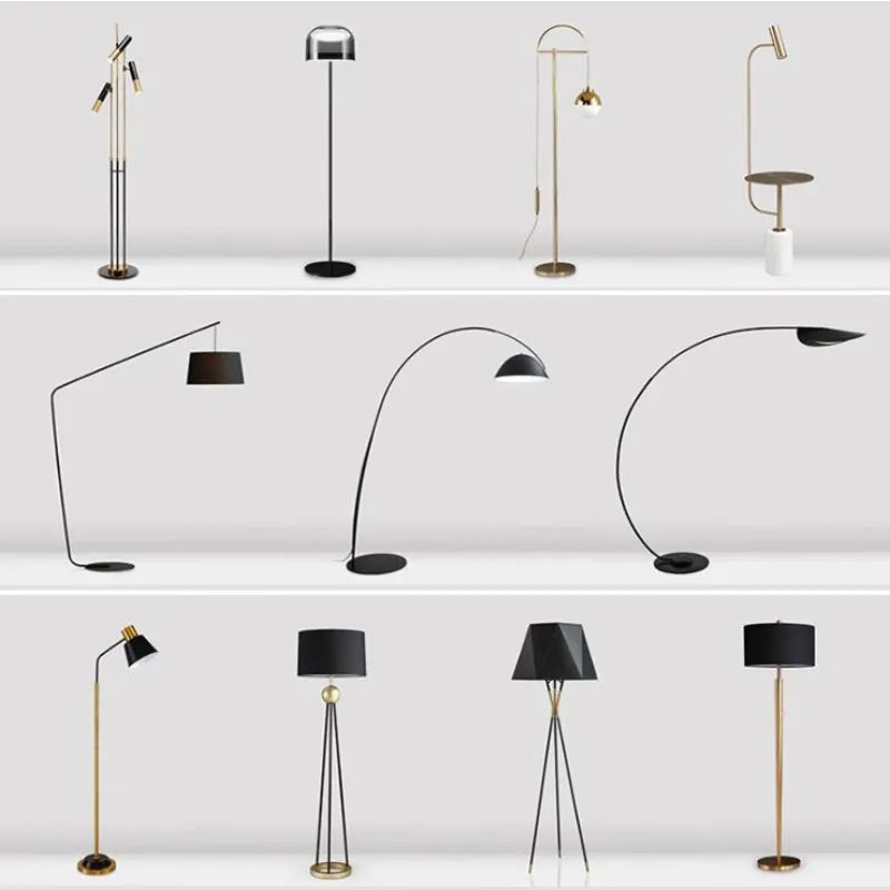 Modern Floor Lamp Living Room Fishing Lamp Simple Fashion American