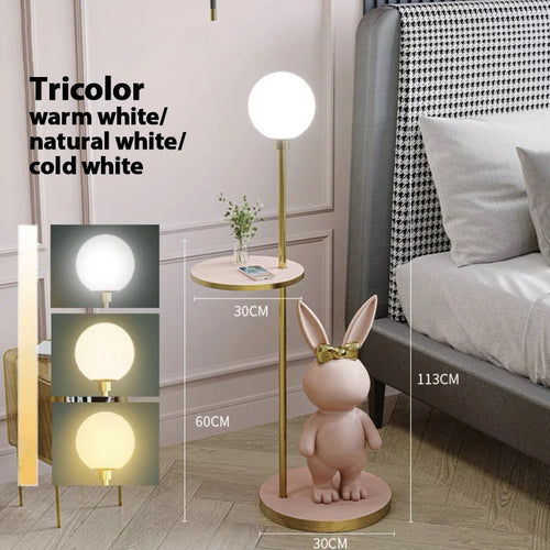 Nordic Modern Rabbit Table LED Floor Lamp for Living kids Children‘s