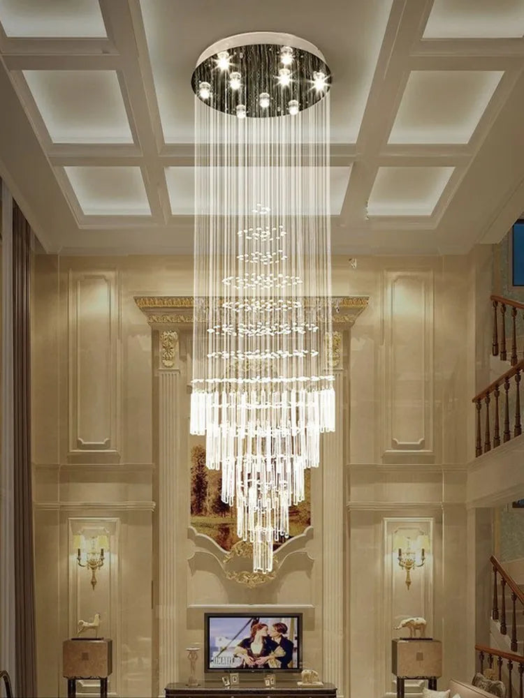 Modern Crystal Chandelier Hanging Pendant Light Fixture for Kitchen