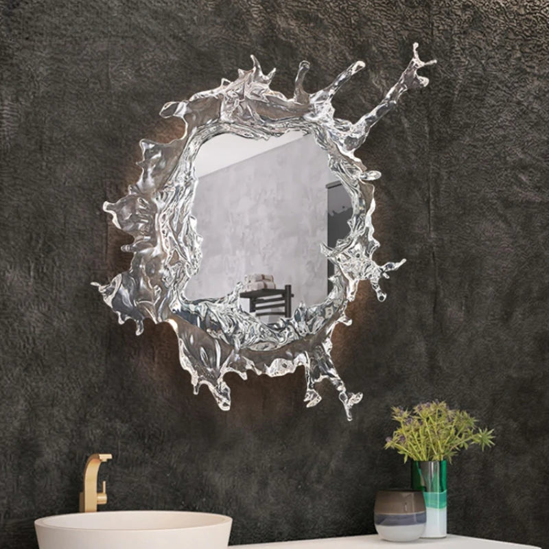 Design Art Mirror Wall Lamp Hallway Decoration for Living Room Bedroom