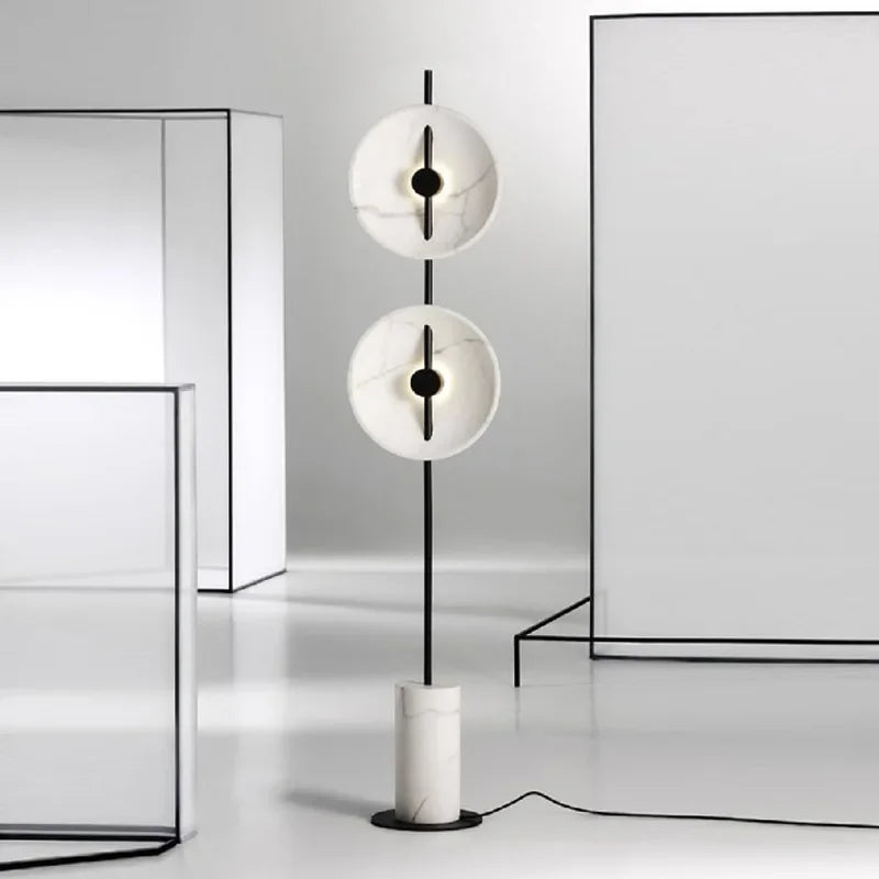 Led Light Nordic Floor Lamps Home Decor Simple Modern Creative Marble