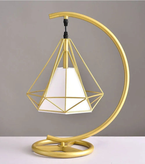 Nordic Modern Black Gold Triangle LED Vertical Floor Lamp Living Room