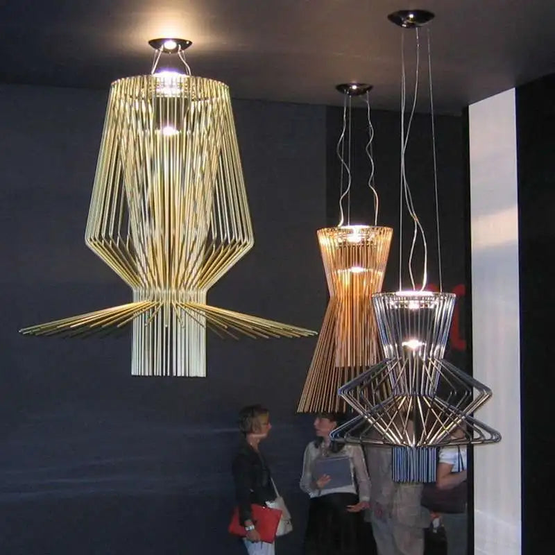 Postmodern Cross-border Minimalist Industrial Style Hanging Lamp Iron