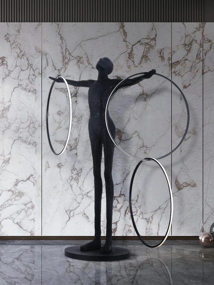 *Sculpture Floor Lamp Designer Hotel Lobby Gallery Exhibition Hall