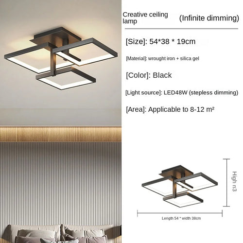 Bedroom light LED ceiling pendant light Modern minimalist light