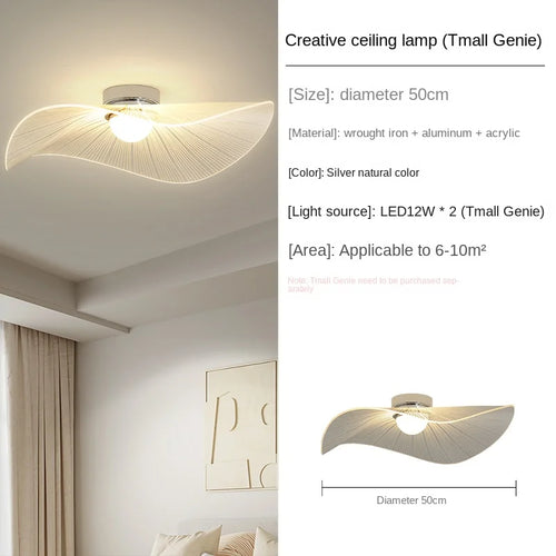 Nordic restaurant chandelier minimalist modern bedroom light creative