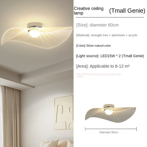 Nordic restaurant chandelier minimalist modern bedroom light creative