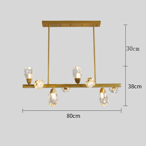 Modern Crystal Chandelier Pendant Lamp for Home Decoration