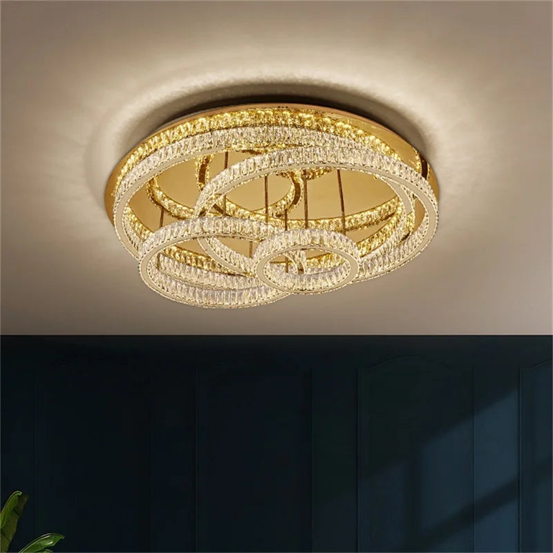 Nordic Modern Ceiling Lamps LED Crystal Decorative Lighting
