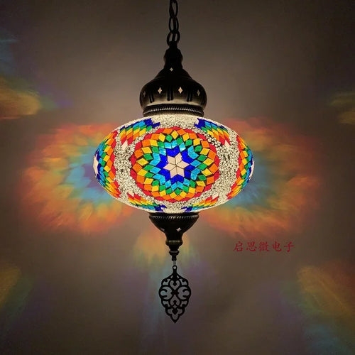 25cm Turkish Mosaic Wall Lamps Luminaria Applique Murale Intérieur Led