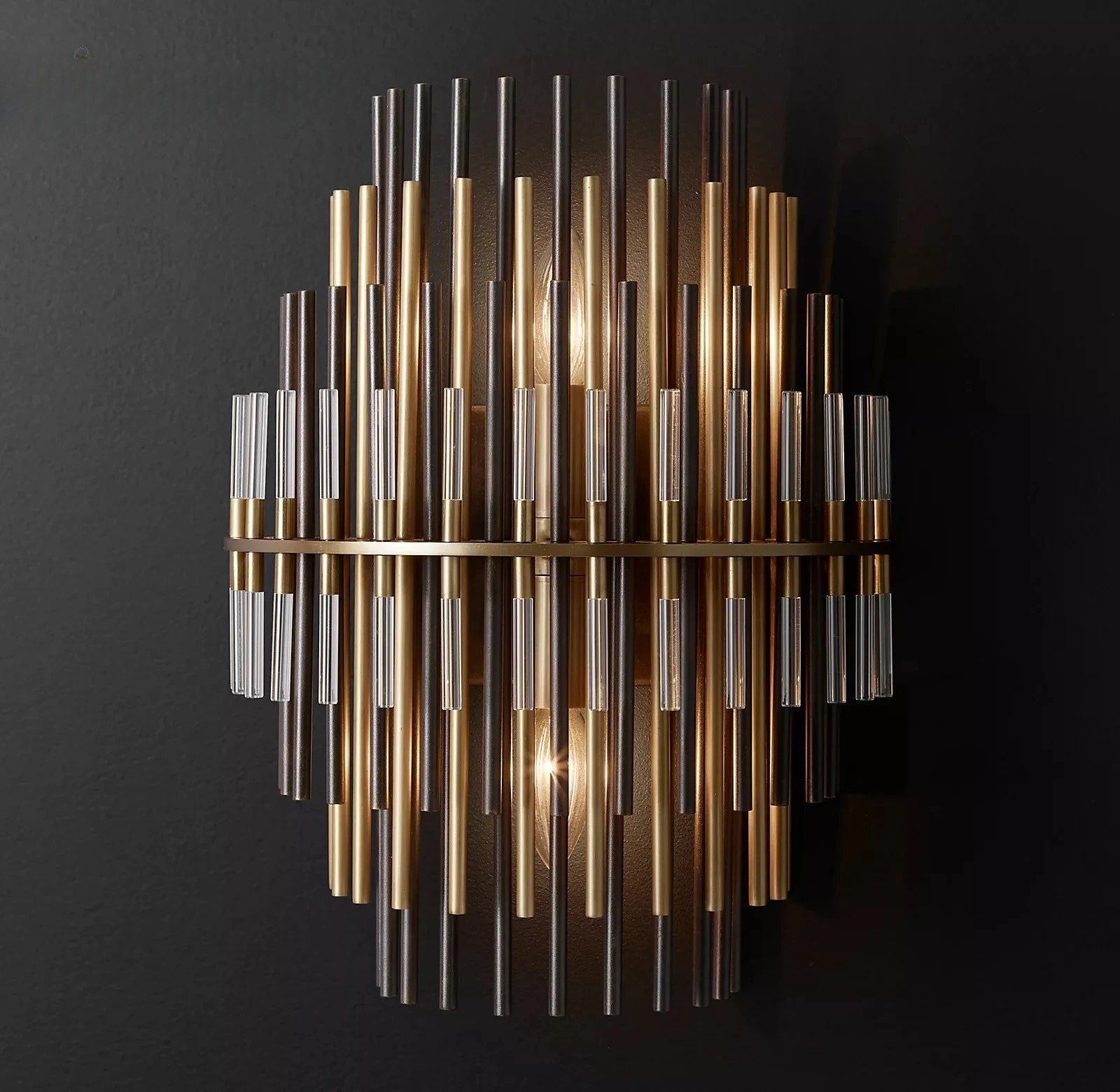 Emile Sconce Modern Retro LED Brass Wall Lamps Lustre Living Room