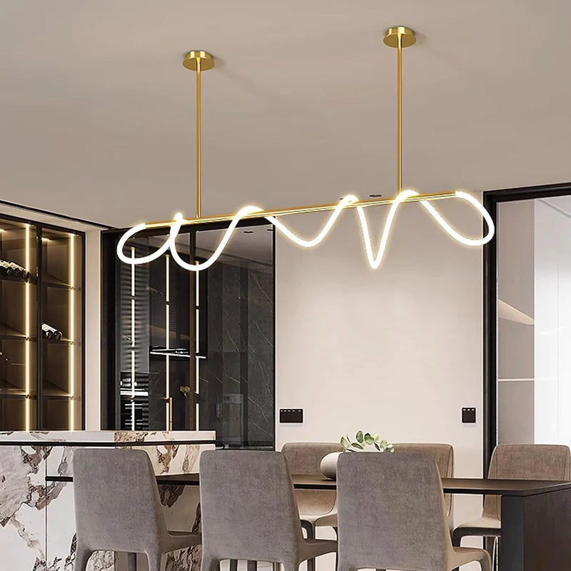Modern art home decor led lights pendant light lamps for living room