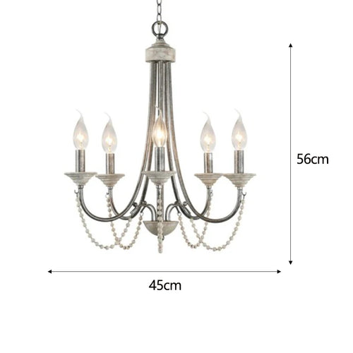 American Retro Restaurant Chandelier Creative French Country Ceiling