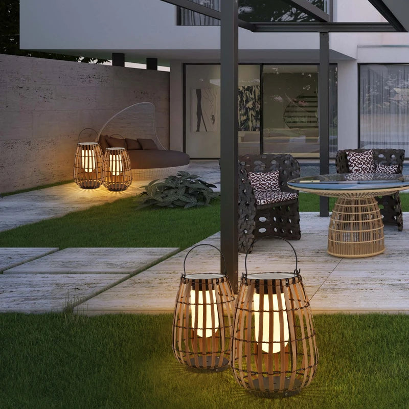 Outdoor IP65 waterproof villa courtyard landscape lawn light solar LED