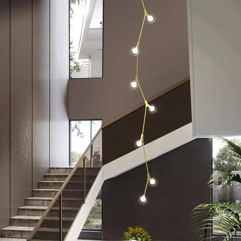 Modern Tree Branches Chandelier Light  for Staircase Villa Lobby