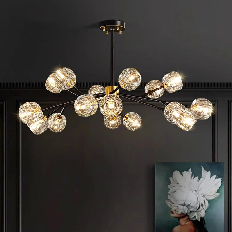 Luxury Crystal Living Room Chandelier - Pendant Lights