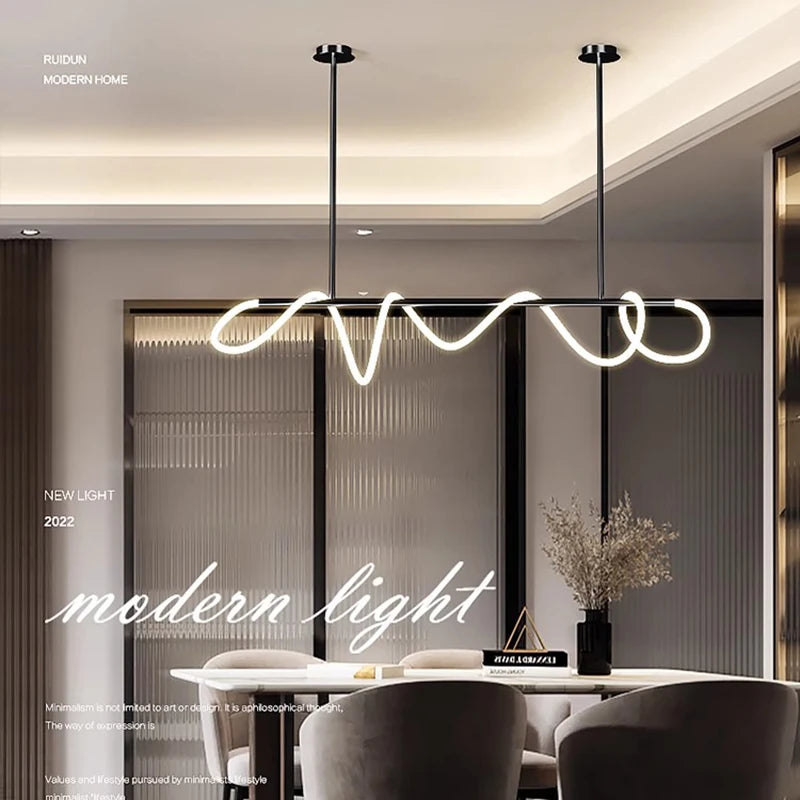 Modern art home decor led lights pendant light lamps for living room
