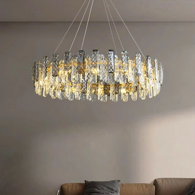 Luxury Crystal Living Room Chandelier Pendant Lights