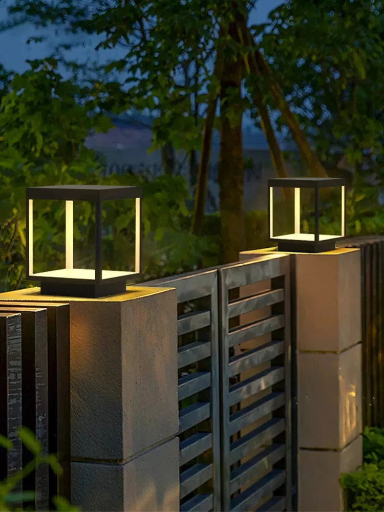 Modern Outdoor Pillar Light  Garden Garden Lights For Villa Backyard