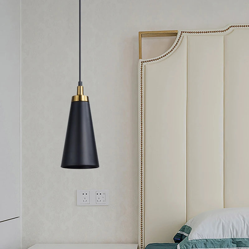 Nordic Industrial Style Metal Pendant Light Modern Living Room Simple