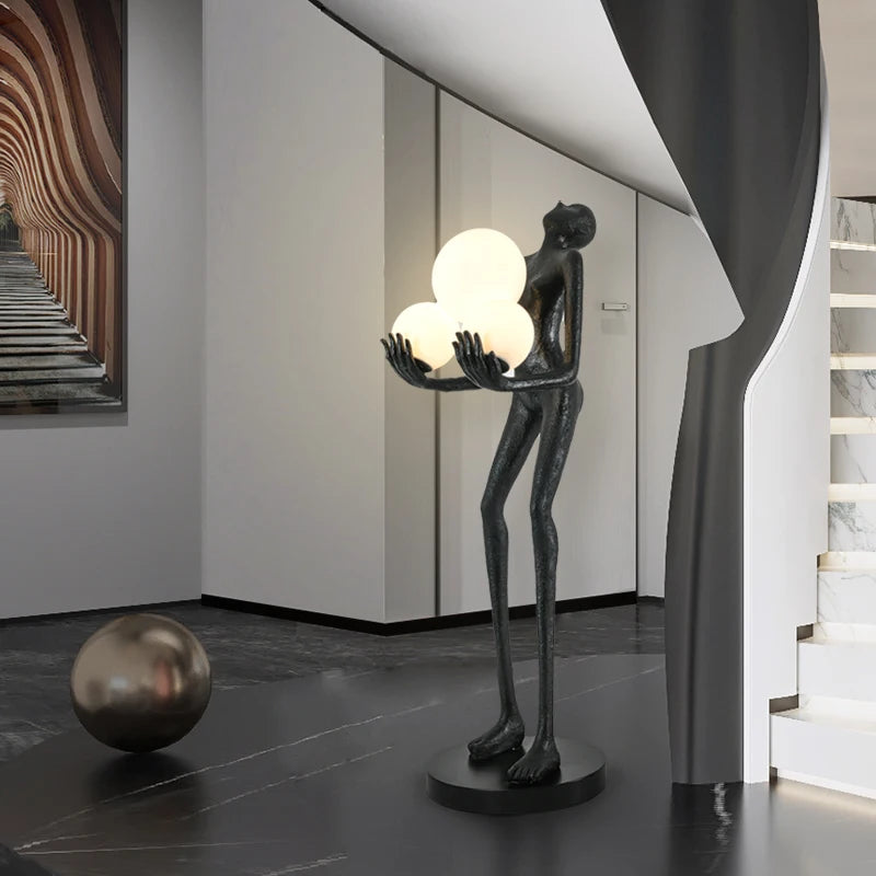 Abstract Humanoid Art Sculptured Ornaments Living Room Light Luxury