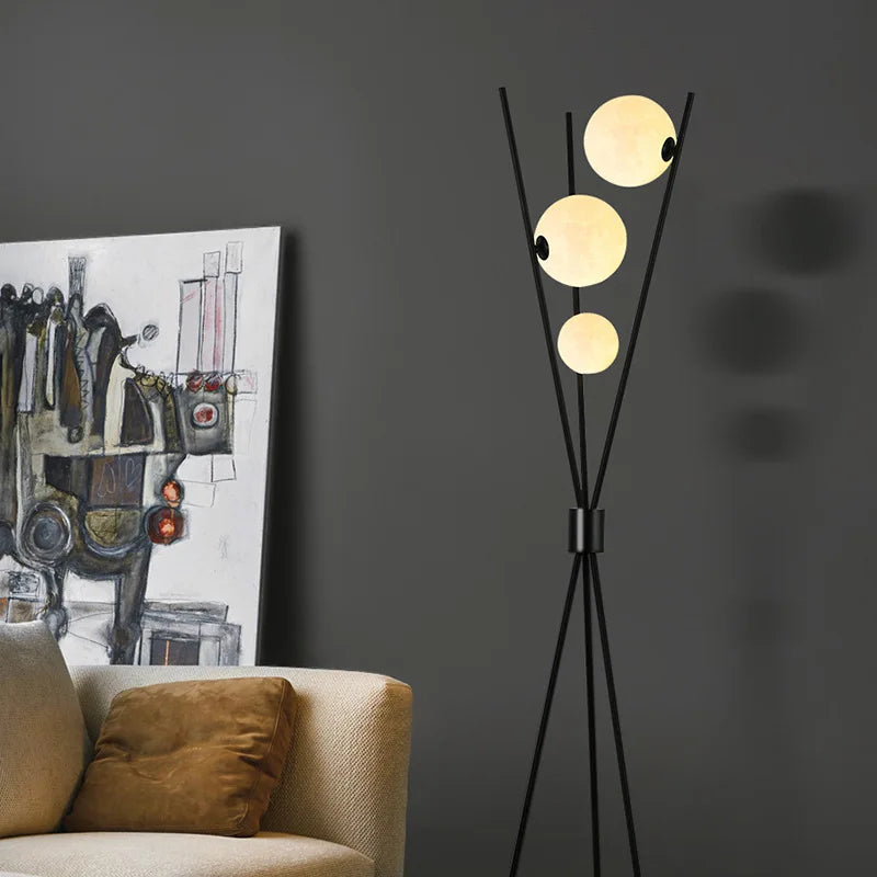 Moon Table Lamp bedroom living Room Nordic LED atmosphere light  лампа