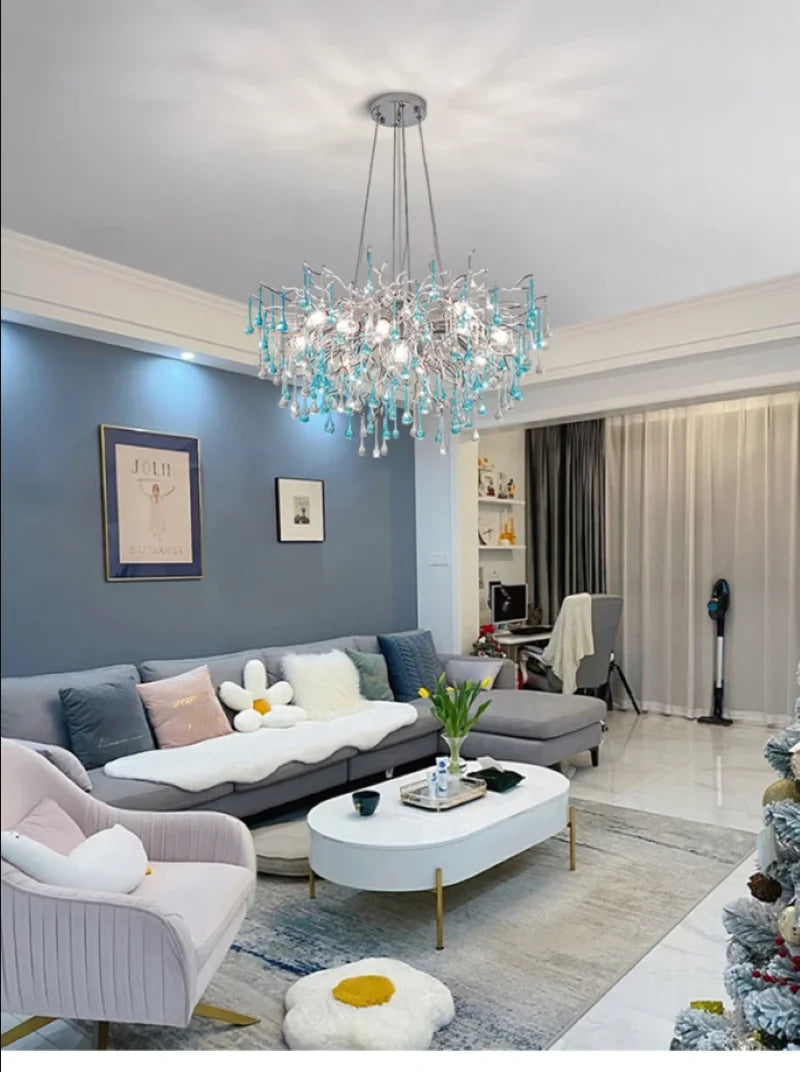 LED crystal ceiling decoration for living room, bedroom, dining room,