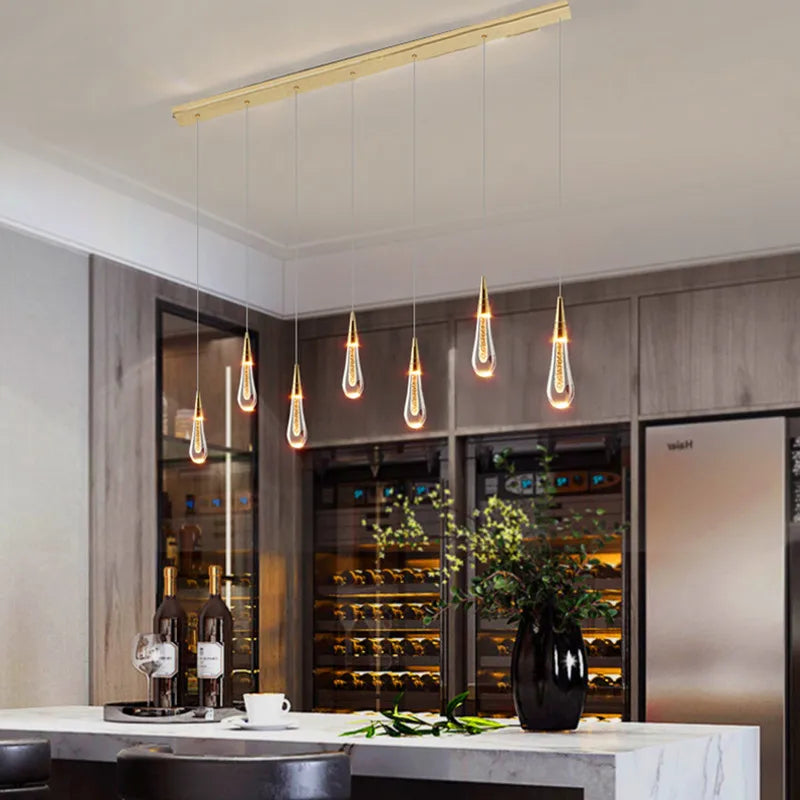 Luxury Living Room LED Crystal Lamp