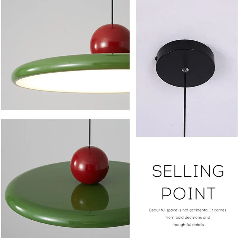 Nordic Flying Saucer Pendant Lights for Restaurants