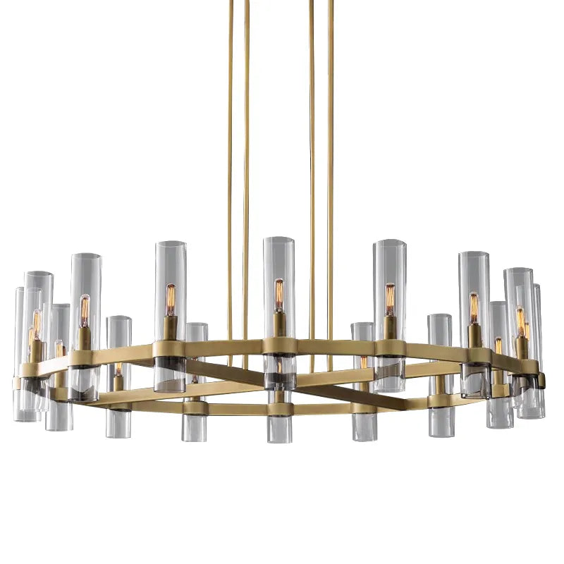 American Loft Lighting E14 Led Chandelier Chrome Pendant Lamp