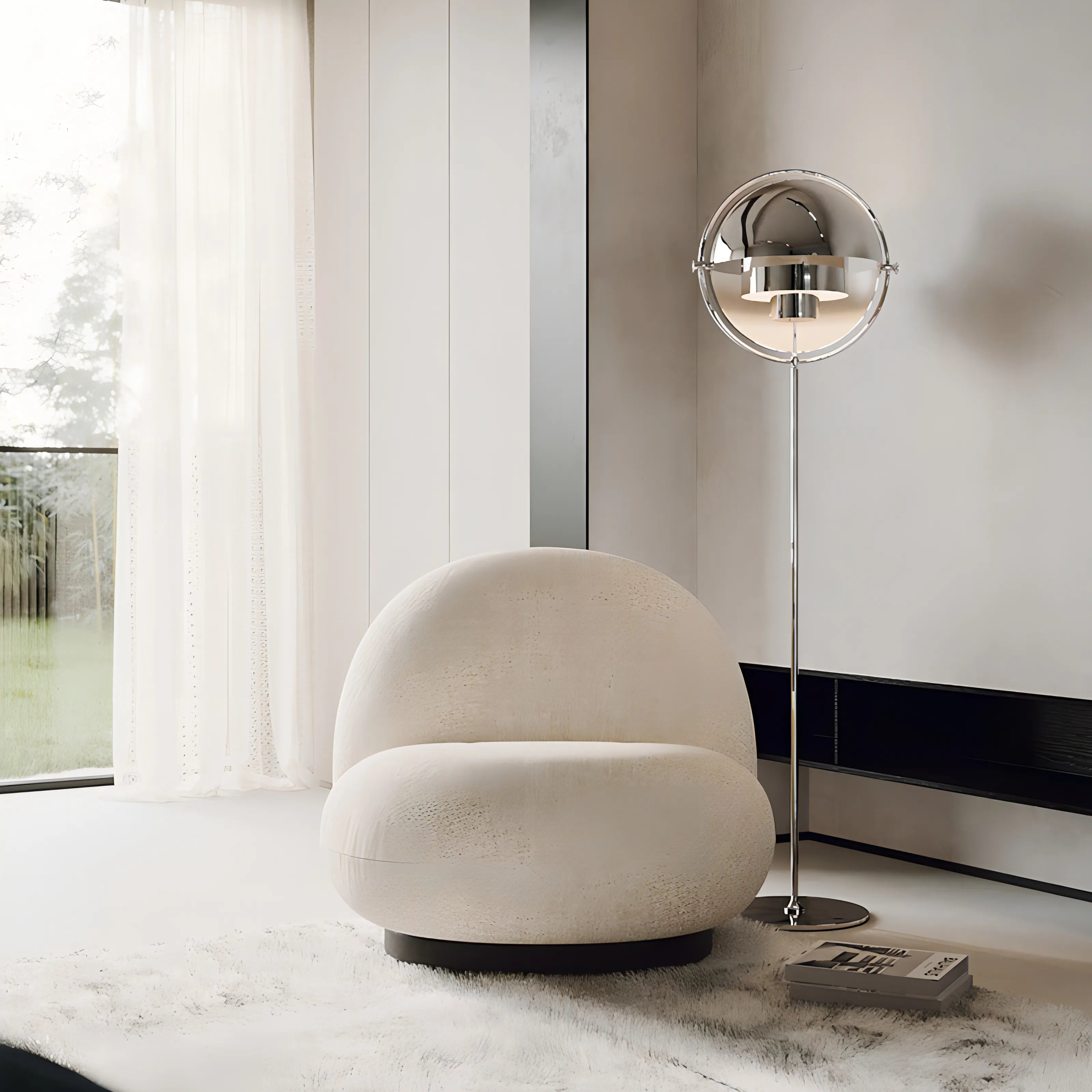 Modern Gubi Floor Lamps for Living Room Home Decor Designer Black Gold