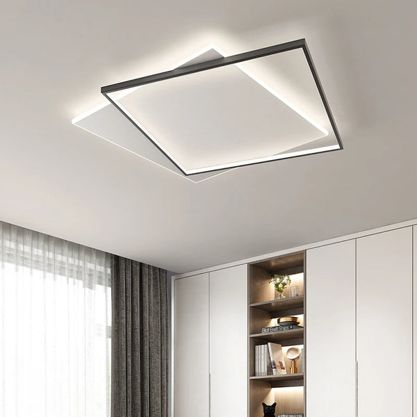 Light in the bedroom led ceiling lamp Nordic ultrathin girl romantic