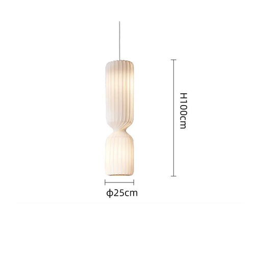 Nordic pleated Floor Lamp white Fabric Lamp For Living Room