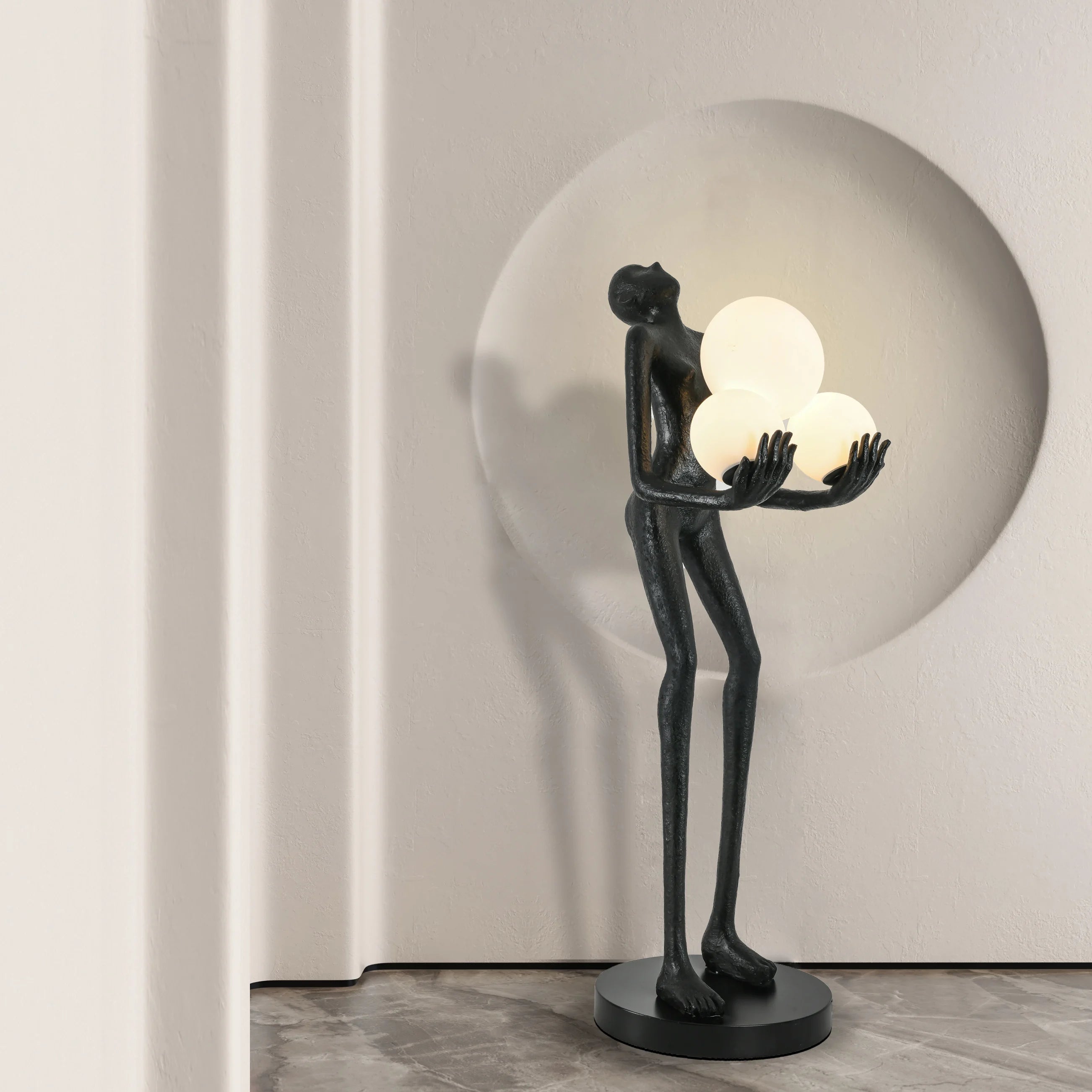 Abstract Humanoid Art Sculptured Ornaments Living Room Light Luxury