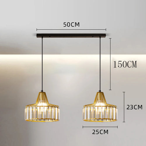 Bedroom Decore LED Pendant Lamp - Indoor Chandelier