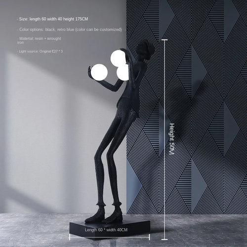*Sculpture Floor Lamp Designer Hotel Lobby Gallery Exhibition Hall