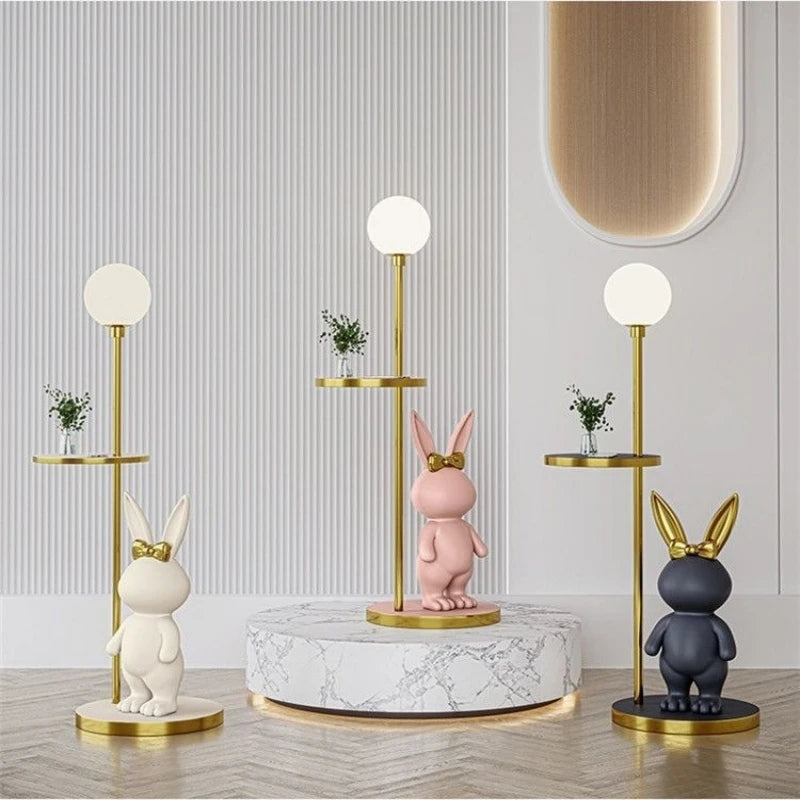 Nordic Modern Rabbit Table LED Floor Lamp for Living kids Children‘s
