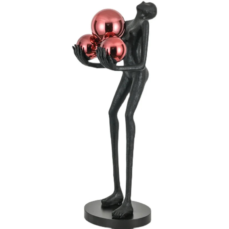 Abstract Humanoid Art Sculptured Ornaments Living Room Light Luxury