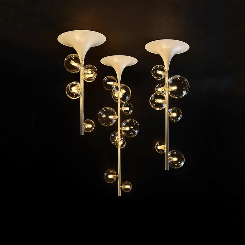 Nordic Light Luxury Restaurant Ceiling Pendant Lights Modern Bubble