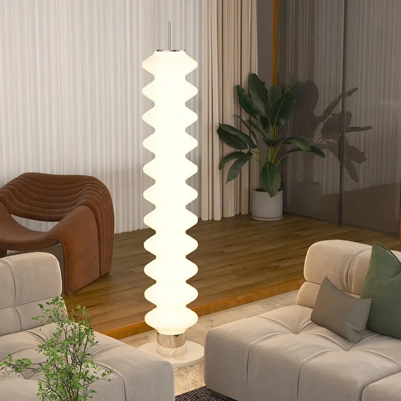 Led Lights Cream Floor Lamps Room Nordic Decoration Accessories White