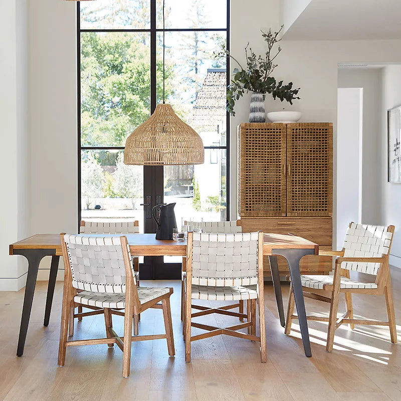 Australia-style restaurant chandelier handmade natural woven rattan