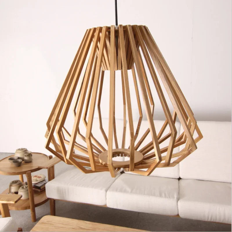 Nordic Radcliff Wooden Claw Pendant Lamp design cage pendant light For