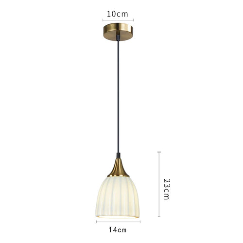 American Ceramic Pendant Lights Modern Bar Dining Room Lamp Bedroom