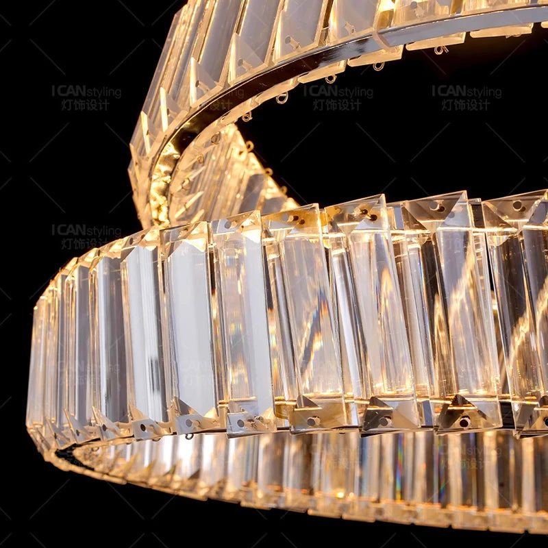 Home Decoration Pendant Lights, Luxury Crystal Living Room Chandelier