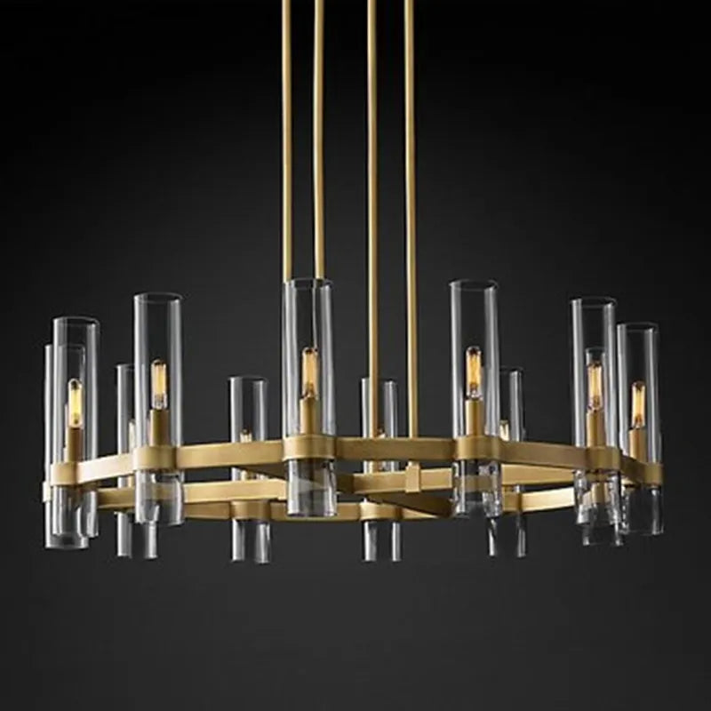 American Loft Lighting E14 Led Chandelier Chrome Pendant Lamp